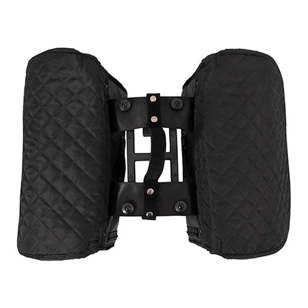 Beck Dubbele Fietstas Quilt  Zwart MIK Beck Dubbele Fietstas Quilt  Zwart MIK