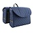 Dubbele Fietstas Quilt Blauw