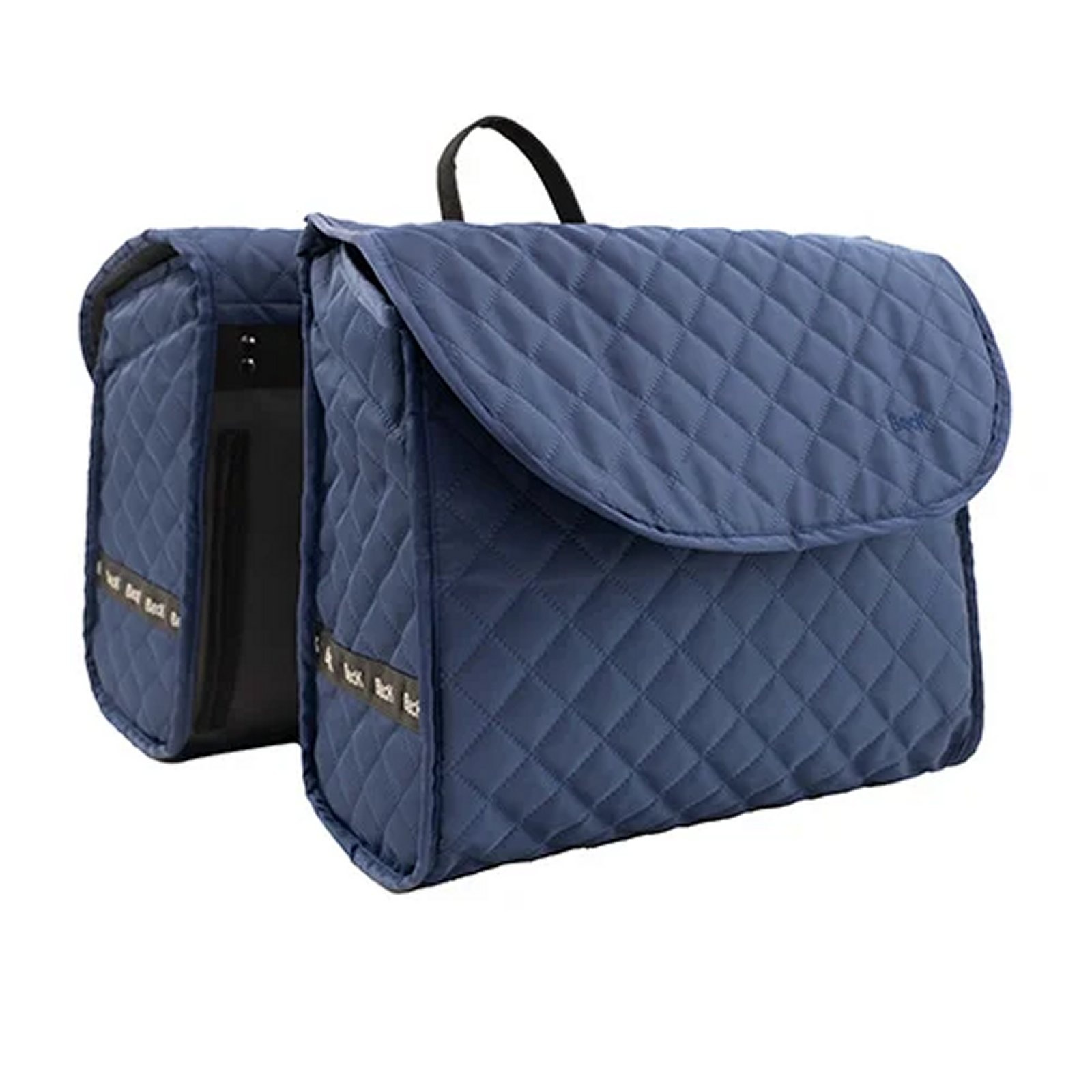 BECK Quilt - Dubbele fietstas - Navy (incl MIK adapter)