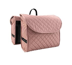 Beck Dubbele Fietstas Quilt  Roze MIK Beck Dubbele Fietstas Quilt  Roze MIK