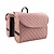 Dubbele Fietstas Quilt Roze