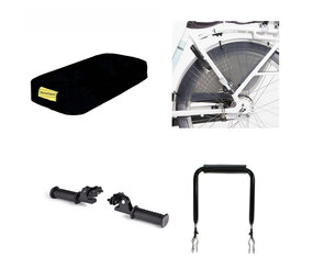 Niet verkeerd Fietskussen Zwart pakket