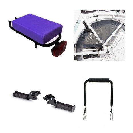 Hooodie Fietskussen Hooodie Petit Paars pakket Hooodie Fietskussen Hooodie Petit Paars pakket