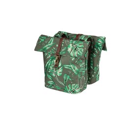 Basil Dubbele fietstas Ever-Green thyme groen 28-32L Basil Dubbele fietstas Ever-Green thyme groen 28-32L