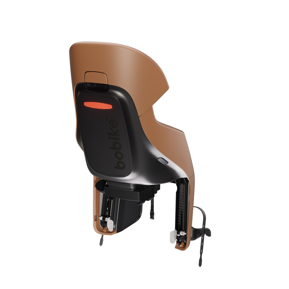 Bobike Maxi Exclusive Evolve Cinnamon Brown achterstoeltje Drager Bevestiging