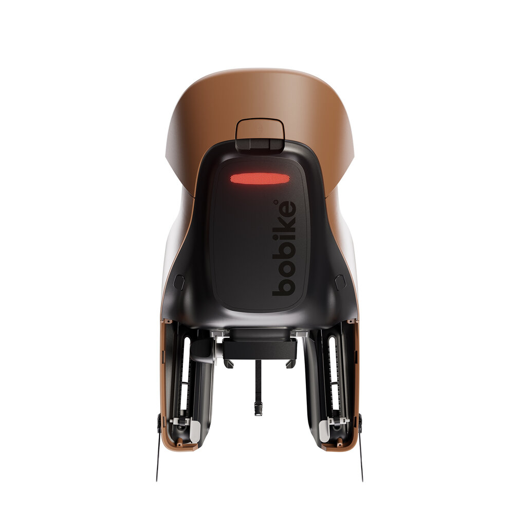 Bobike Maxi Exclusive Evolve Cinnamon Brown achterstoeltje Drager Bevestiging