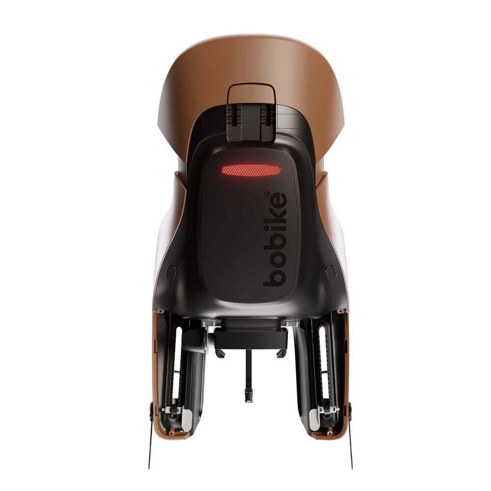 Bobike Maxi Exclusive Evolve Cinnamon Brown achterstoeltje Drager Bevestiging