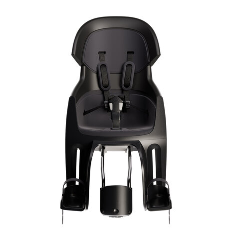 Bobike Maxi Exclusive Evolve Urban Black achterzitje inclusief 1 punt frame bevestiging