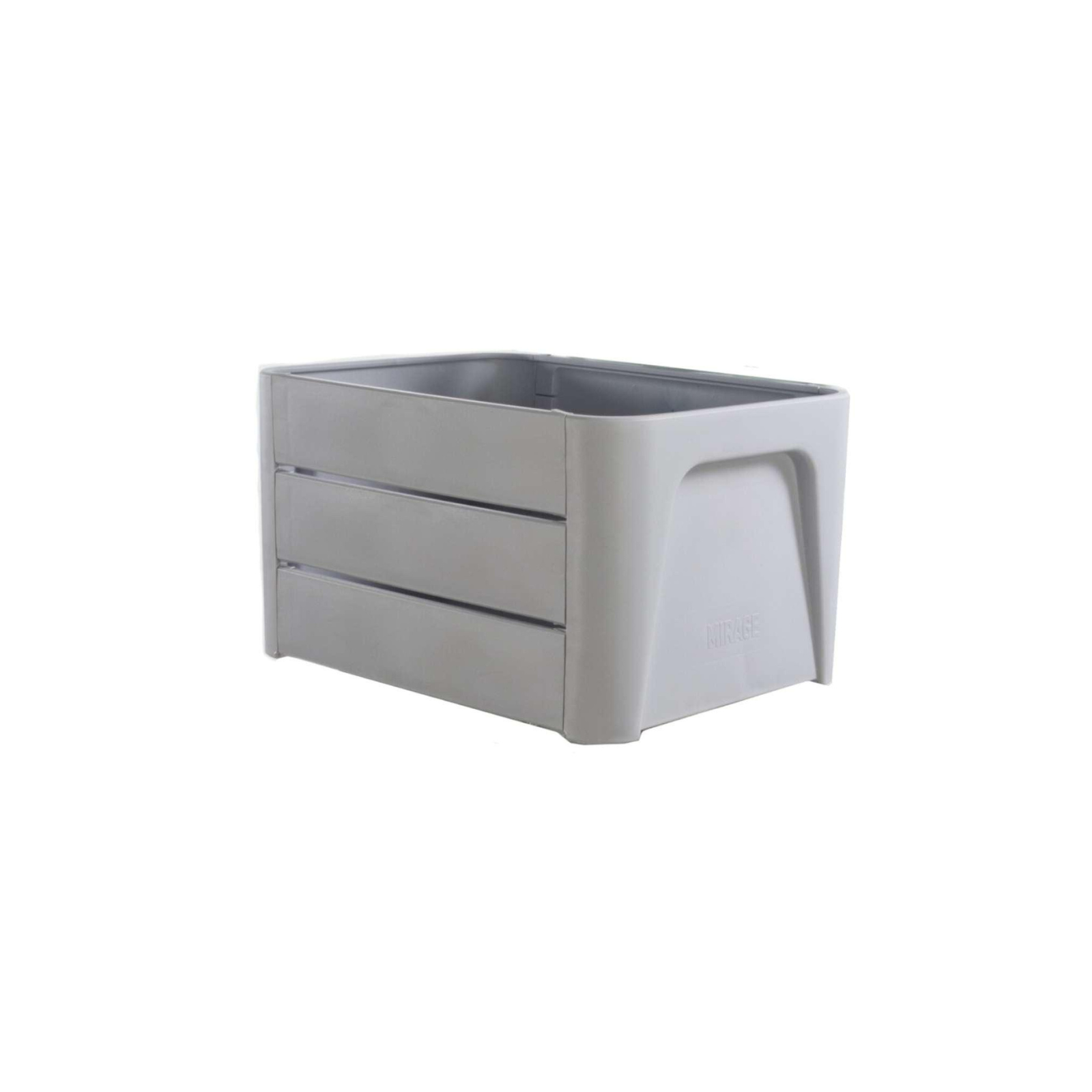 Fietskrat Klik 'n Krat Grijs