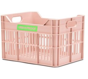 URBAN PROOF Fietskrat 15L Junior Pastelroze URBAN PROOF Fietskrat 15L Junior Pastelroze