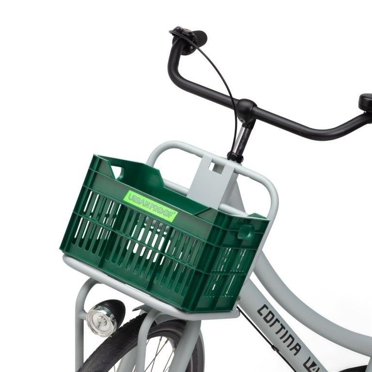 Kinderfiets Fietskrat 15L Junior Retro Groen