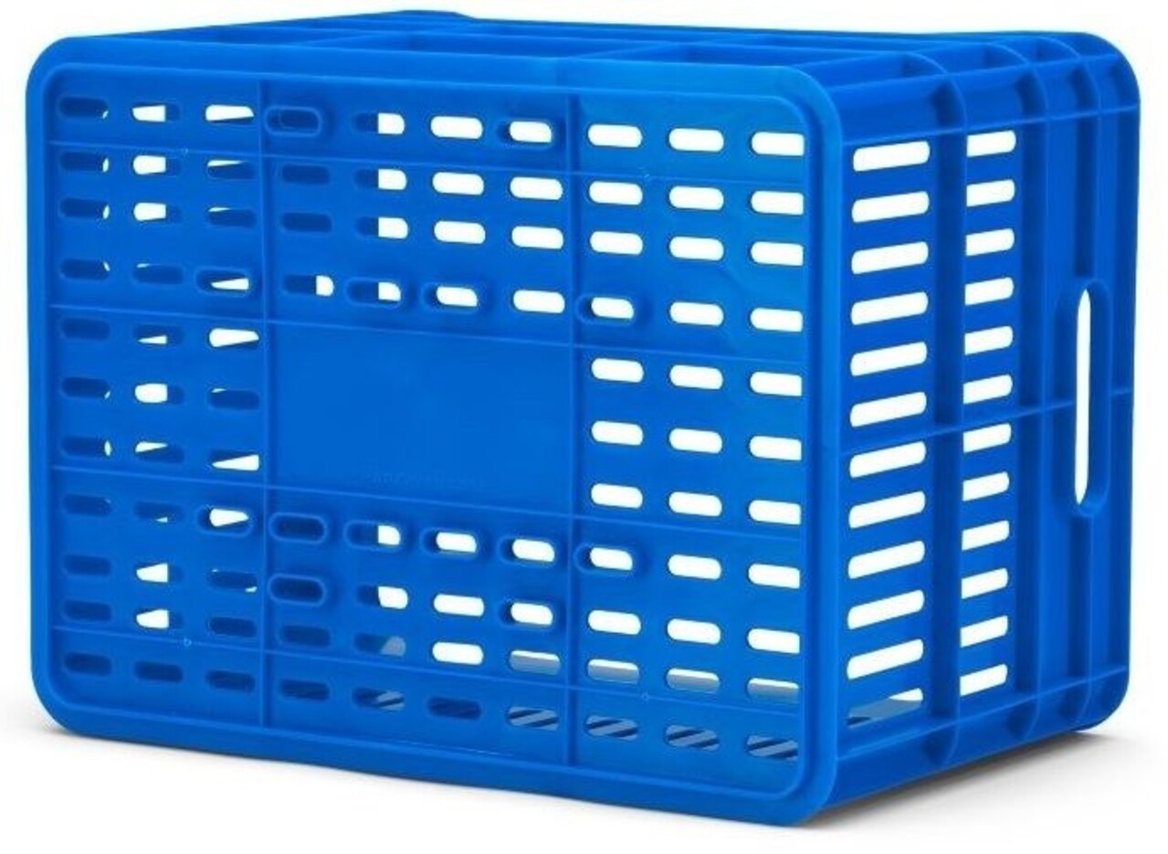 URBAN PROOF Fietskrat 30L Click Koningsblauw URBAN PROOF Fietskrat 30L Click Koningsblauw