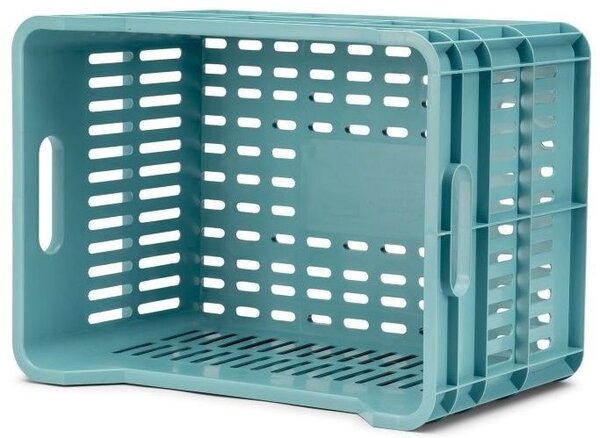 URBAN PROOF Fietskrat 30L Click Luchtblauw URBAN PROOF Fietskrat 30L Click Luchtblauw