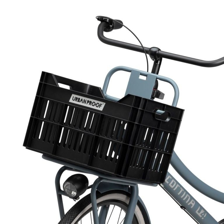 Fietskrat 30L Click Zwart