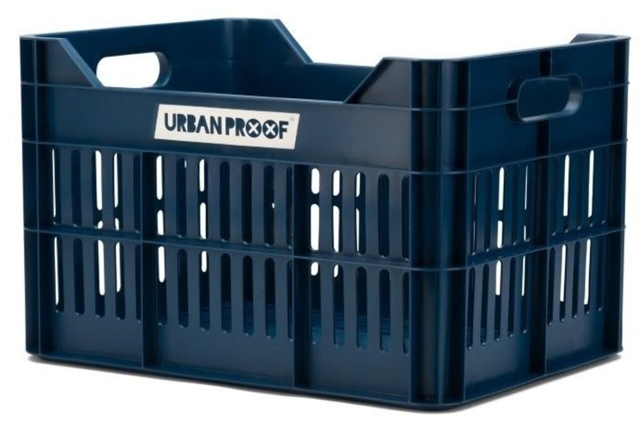 URBAN PROOF Fietskrat 30L Click Donkerblauw