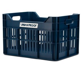 URBAN PROOF Fietskrat 30L Click Donkerblauw URBAN PROOF Fietskrat 30L Click Donkerblauw
