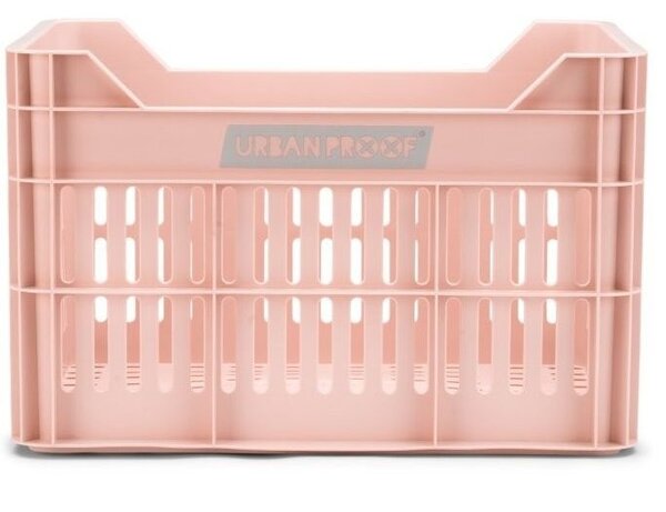 URBAN PROOF Fietskrat 30L Click Pastelroze URBAN PROOF Fietskrat 30L Click Pastelroze