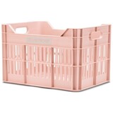 URBAN PROOF Fietskrat 30L Click Pastelroze URBAN PROOF Fietskrat 30L Click Pastelroze