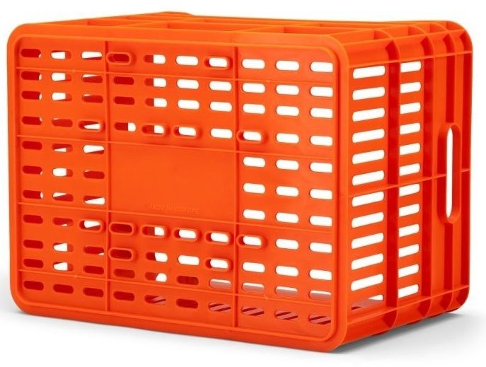 Fietskrat 30L Click Oranje
