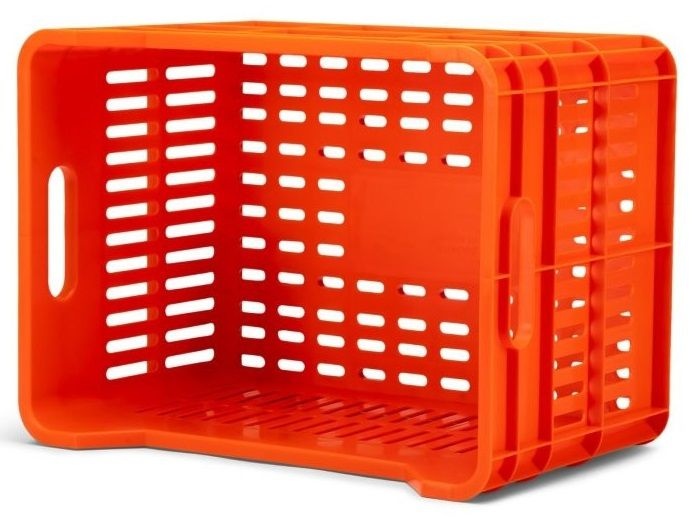 Fietskrat 30L Click Oranje