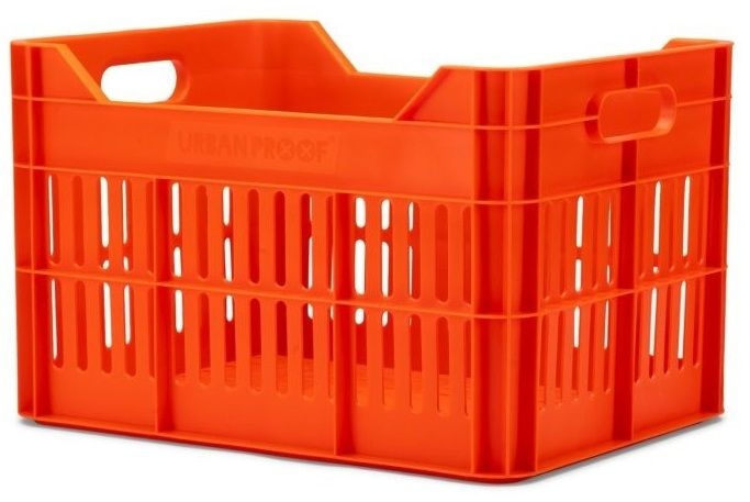 Fietskrat 30L Click Oranje