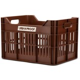 URBAN PROOF Fietskrat 30L Click Donkerbruin URBAN PROOF Fietskrat 30L Click Donkerbruin