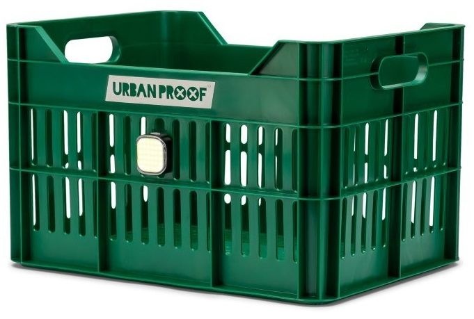 Fietskrat 30L Click Retro Groen