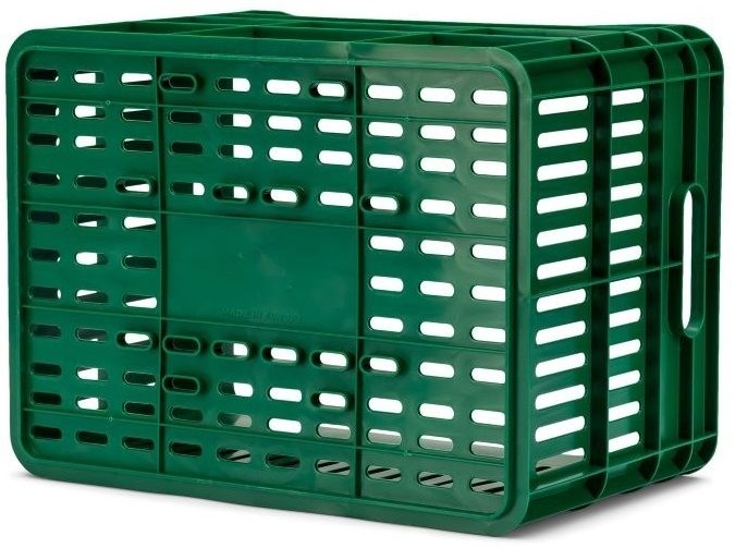 Fietskrat 30L Click Retro Groen