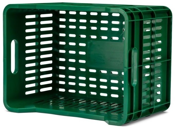 Fietskrat 30L Click Retro Groen