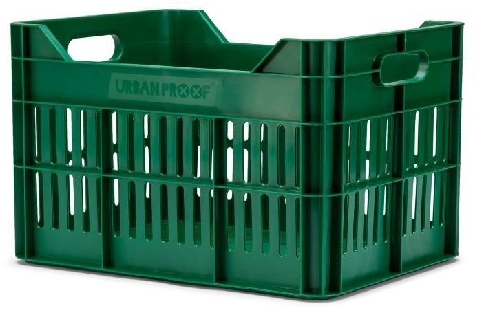 Fietskrat 30L Click Retro Groen