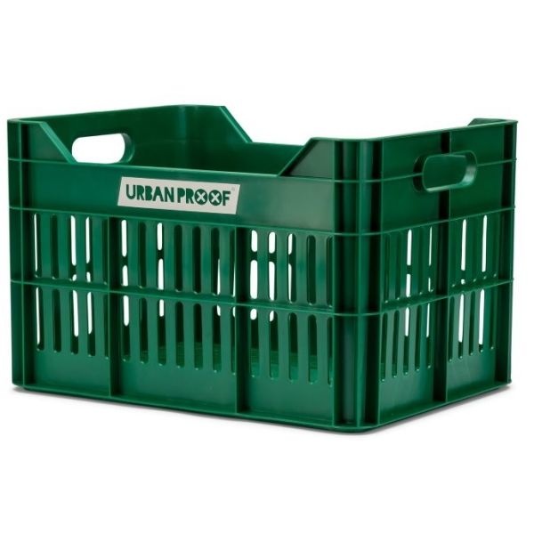 Fietskrat 30L Click Retro Groen