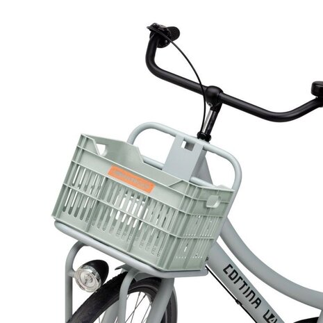 URBAN PROOF Fietskrat 30L Click Mistig Mintgroen URBAN PROOF Fietskrat 30L Click Mistig Mintgroen