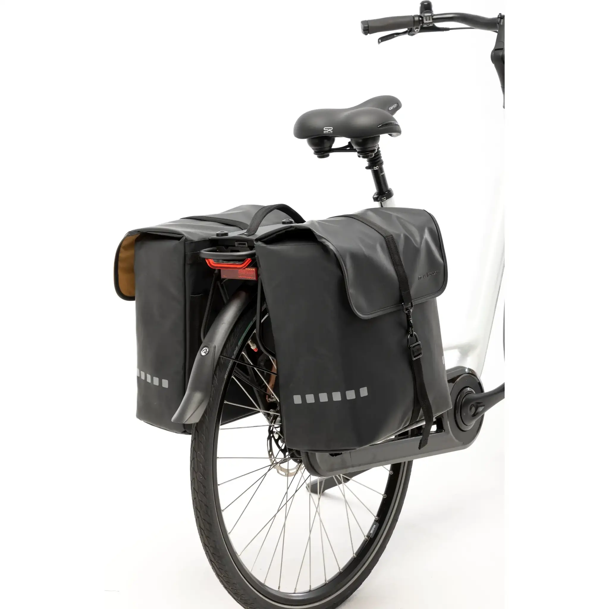 Dubbele Fietstas Odense black MIK 39L