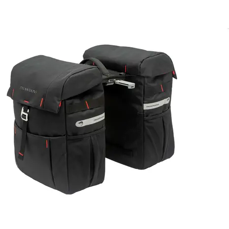 New Looxs Dubbele Fietstas Vigo Zwart MIK 37L New Looxs Dubbele Fietstas Vigo Zwart MIK 37L