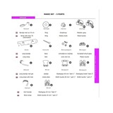 Melia Melia baby/peuter schaal bev.set 5P Gazelle Makki bakfiets