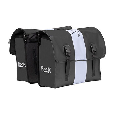 Beck Dubbele Fietstas Classic Pastel Lilac