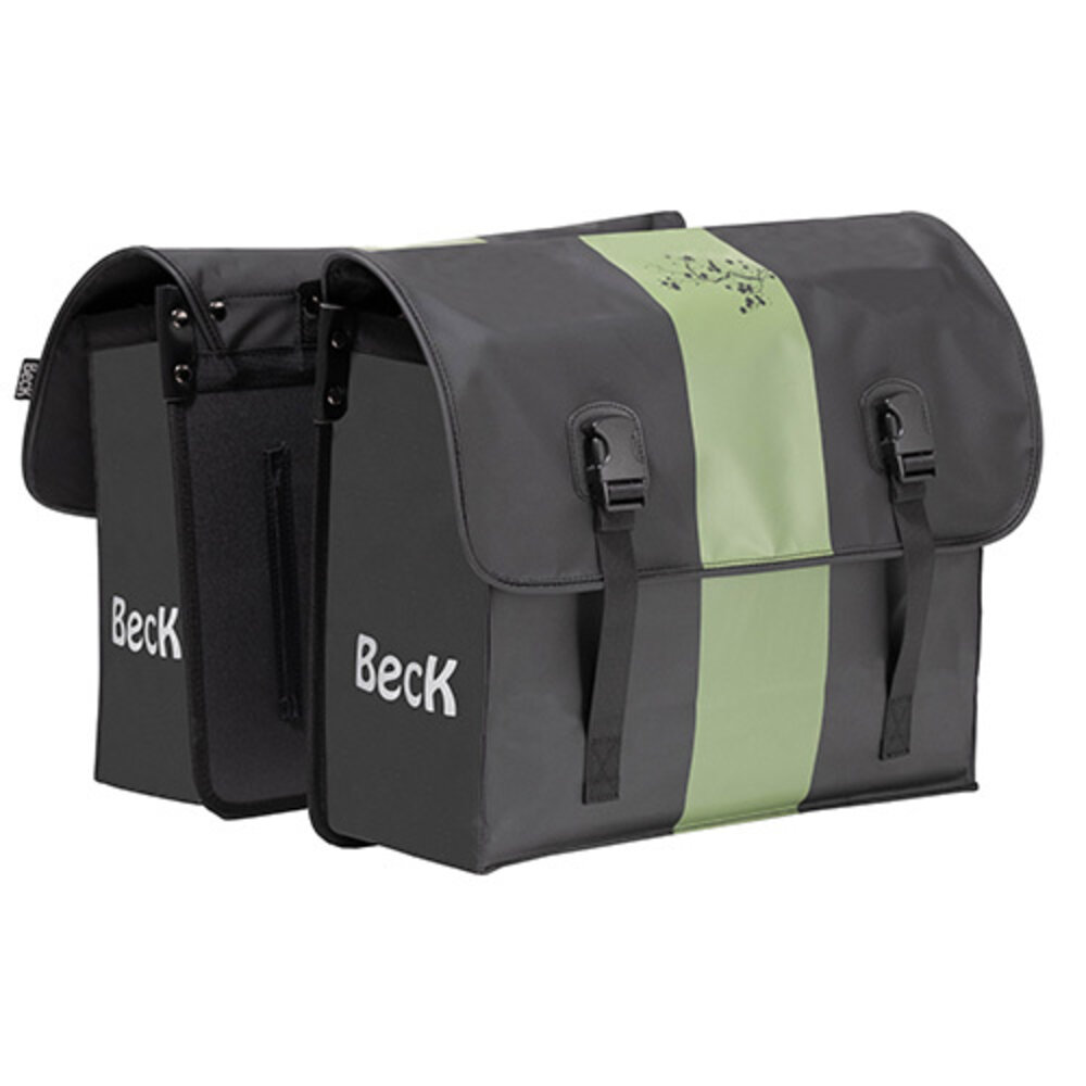 Beck Dubbele Fietstas Classic Watercress