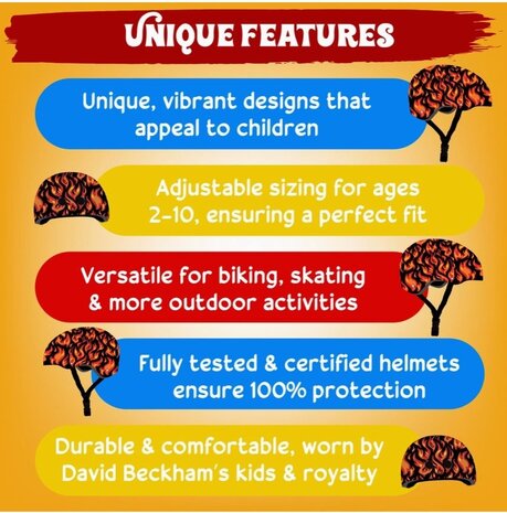 Kiddimoto Kinder Fietshelm Flames Medium Kiddimoto Kinder Fietshelm Flames Medium