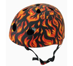 Kiddimoto Kinderhelm Flames Medium Kiddimoto Kinderhelm Flames Medium