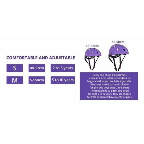 Kiddimoto Kinder Fietshelm Mate Unicorn Small (48 - 53 cm) Kiddimoto Kinder Fietshelm Mate Unicorn Small (48 - 53 cm)