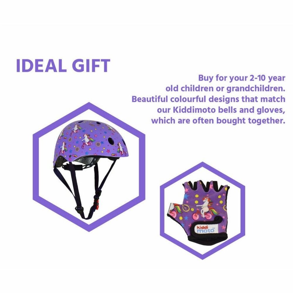 Kiddimoto Kinder Fietshelm Mate Unicorn Small (48 - 53 cm) Kiddimoto Kinder Fietshelm Mate Unicorn Small (48 - 53 cm)