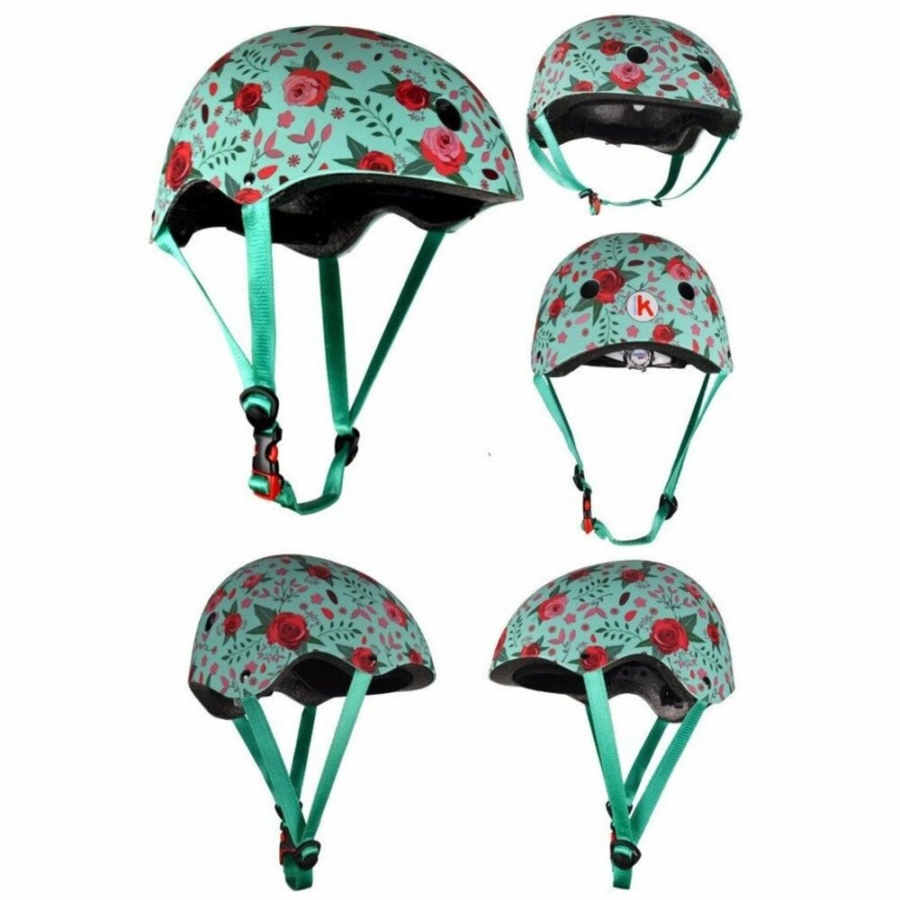 Kiddimoto Kinder Fietshelm Mate Floral Small (48 - 53 cm)