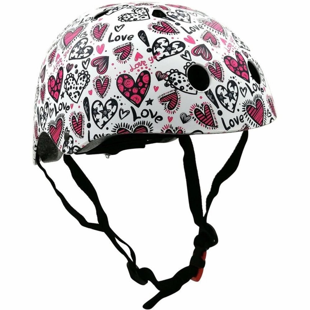 Kiddimoto Kinder Fietshelm Love Small (48 - 53 cm) Kiddimoto Kinder Fietshelm Love Small (48 - 53 cm)