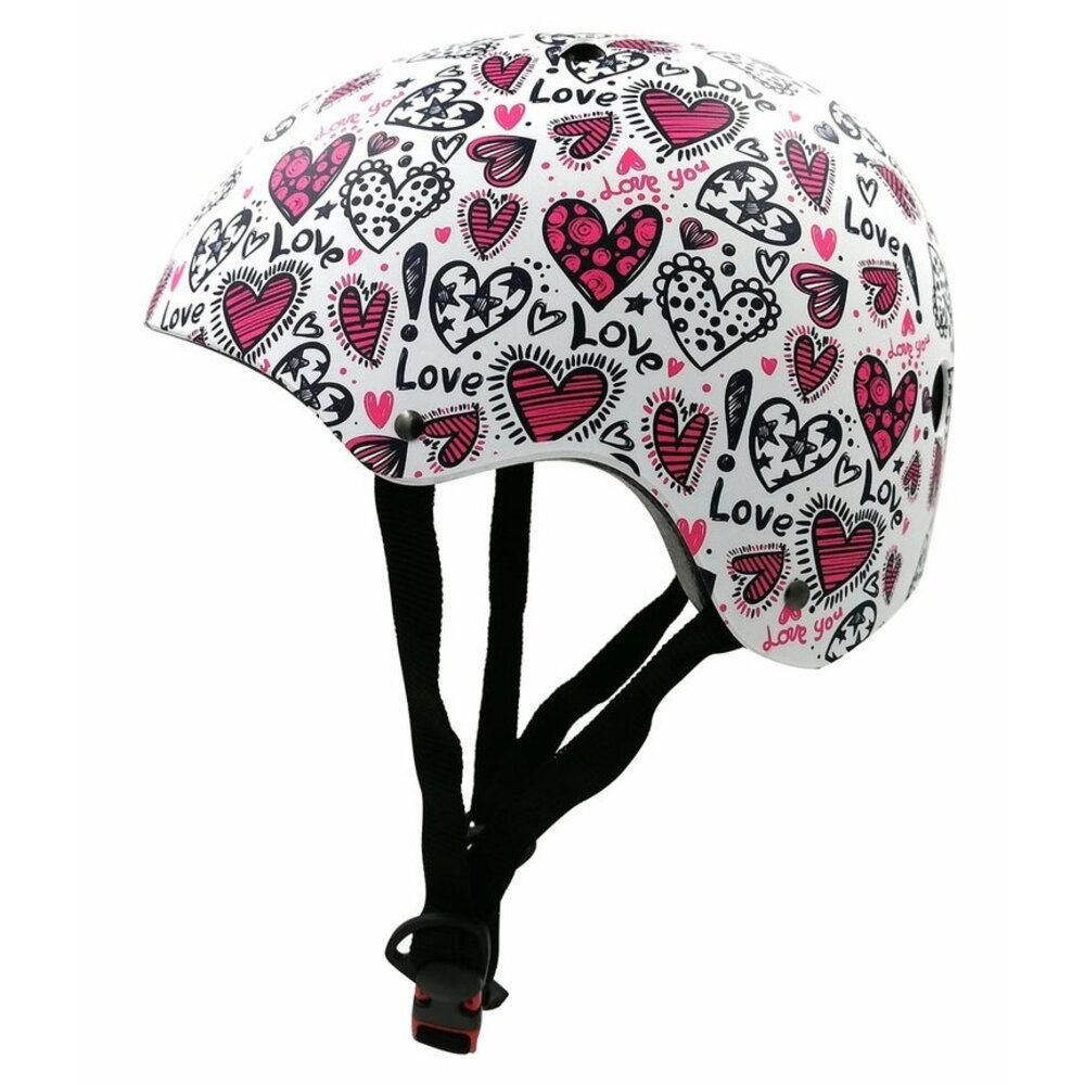 Kiddimoto Kinder Fietshelm Love Small (48 - 53 cm) Kiddimoto Kinder Fietshelm Love Small (48 - 53 cm)