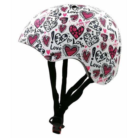 Kiddimoto Kinder Fietshelm Love Small (48 - 53 cm) Kiddimoto Kinder Fietshelm Love Small (48 - 53 cm)