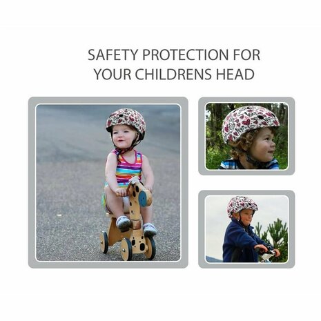 Kiddimoto Kinder Fietshelm Love Small (48 - 53 cm) Kiddimoto Kinder Fietshelm Love Small (48 - 53 cm)