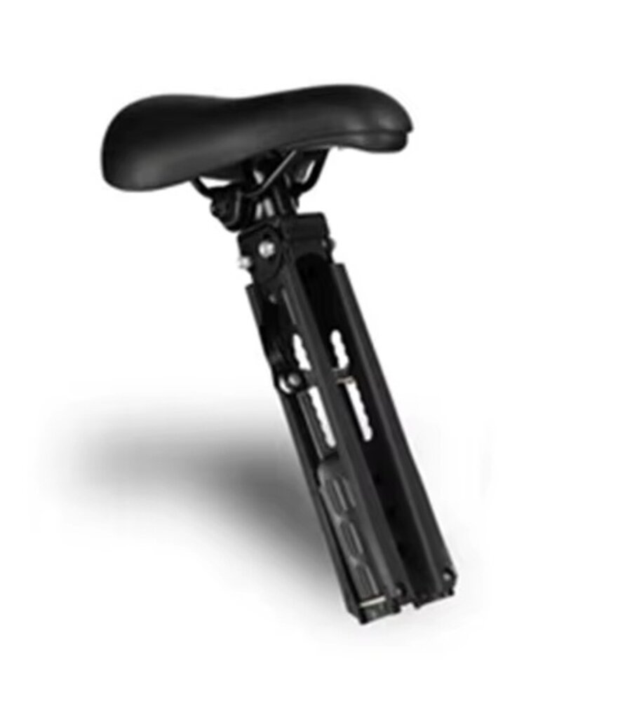 Zadel op Stang Buiszadel Herenfiets Zwart