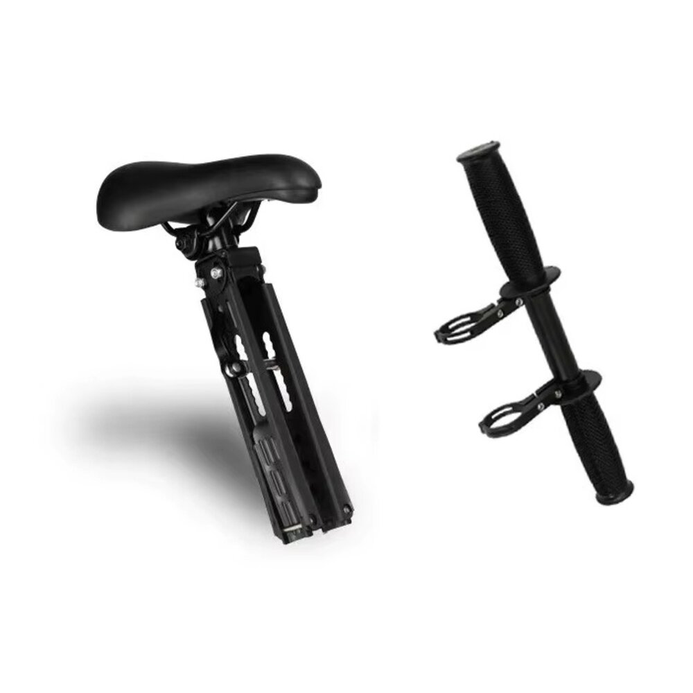 Zadel op Stang Buiszadel Herenfiets Zwart