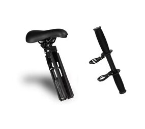 Zadel op Stang Buiszadel Herenfiets Zwart