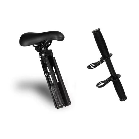 Zadel op Stang Buiszadel Herenfiets Zwart